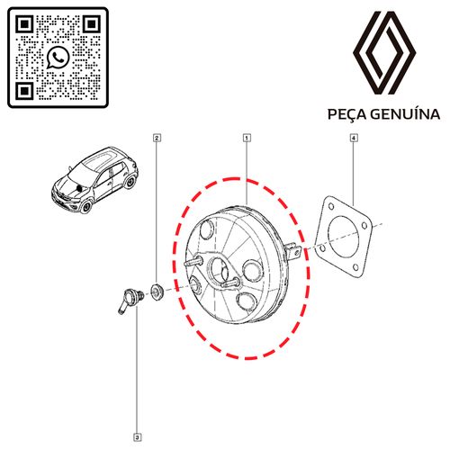 RN 09185R 472109185R SERVO FREIO KWID-D
